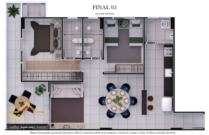 Imagem Imóvel com 2 Quartos à Venda, 84 m² em Aviação - Praia Grande Imagem Imóvel com 2 Quartos à Venda, 84 m² em Aviação - Praia Grande