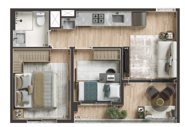 Imagem Apartamento com 2 Quartos à Venda, 50 m² em Saúde - São Paulo Imagem Apartamento com 2 Quartos à Venda, 50 m² em Saúde - São Paulo