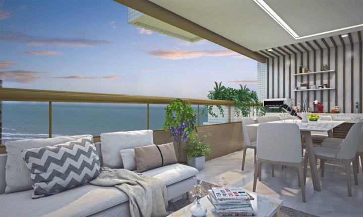 Imagem Cobertura com 2 Quartos à Venda, 94 m² em Guilhermina - Praia Grande