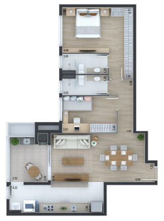 Imagem Apartamento com 2 Quartos à Venda, 116 m² em Ahú - Curitiba Imagem Apartamento com 2 Quartos à Venda, 116 m² em Ahú - Curitiba
