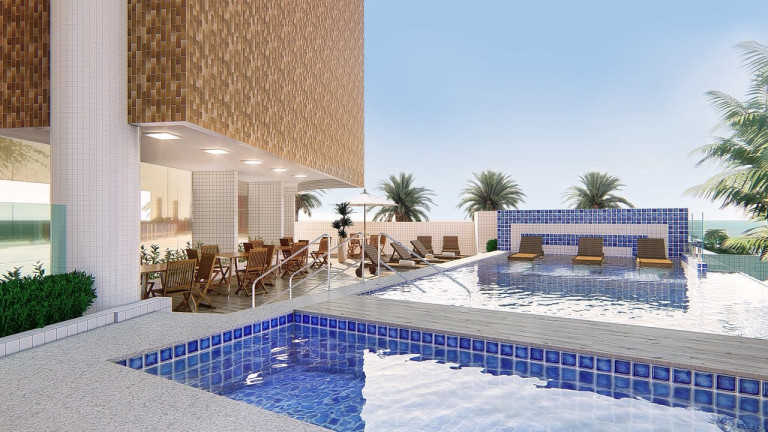 Imagem Apartamento com 2 Quartos à Venda, 75 m² em Vila Oceanopolis - Mongaguá