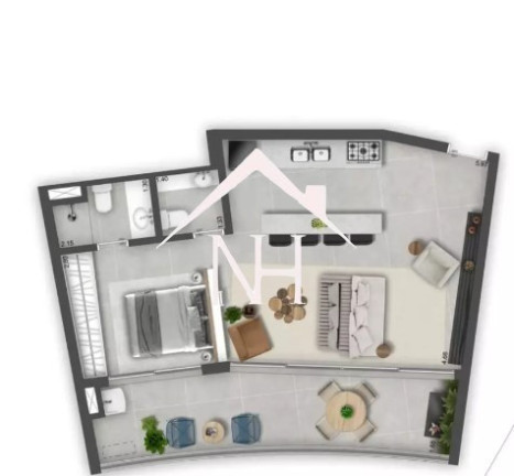 Imagem Apartamento com 1 Quarto à Venda, 31 m² em Indianópolis - São Paulo