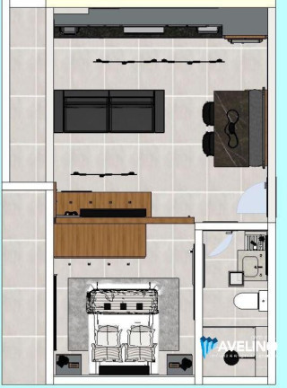 Imagem Apartamento com 1 Quarto à Venda, 37 m² em Centro - Dourados Imagem Apartamento com 1 Quarto à Venda, 37 m² em Centro - Dourados