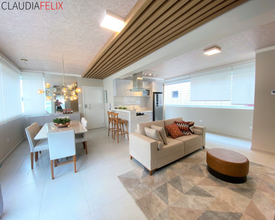 Imagem Imóvel com 2 Quartos à Venda, 93 m² em Guilhermina - Praia Grande