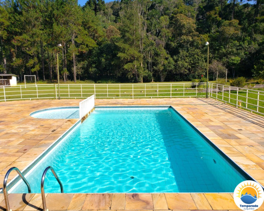 Imagem Imóvel com 3 Quartos para Alugar ou Temporada,  em Sítio C/piscina Adulto E Infantil- 600 Metros Da Rodovia - ( - São Lourenço Da Serra