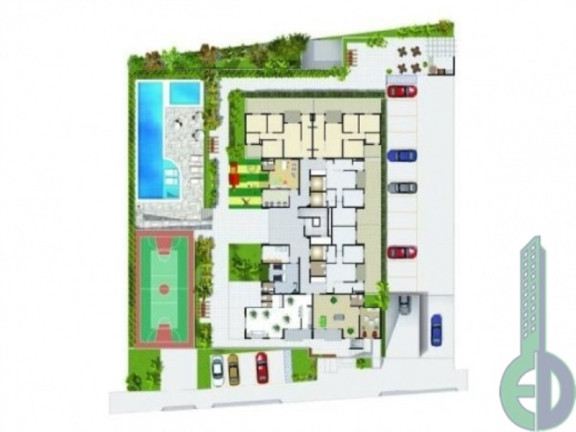 Imagem Apartamento com 3 Quartos à Venda, 59 m² em Vila Pires - Santo André