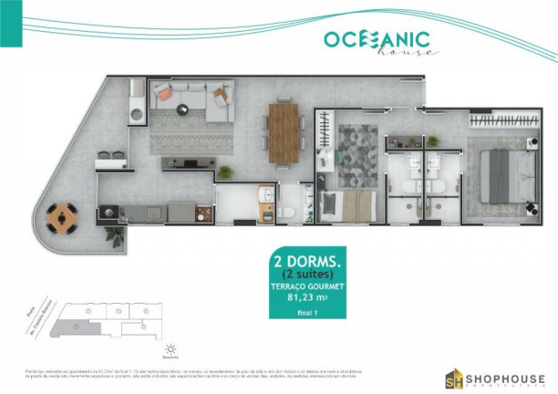 Imagem Apartamento com 2 Quartos à Venda, 67 m² em Maracanã - Praia Grande Imagem Apartamento com 2 Quartos à Venda, 67 m² em Maracanã - Praia Grande