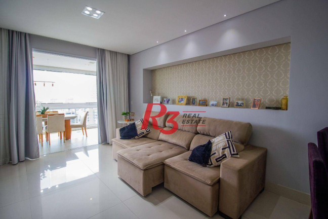 Imagem Apartamento com 1 Quarto à Venda, 106 m² em Aparecida - Santos