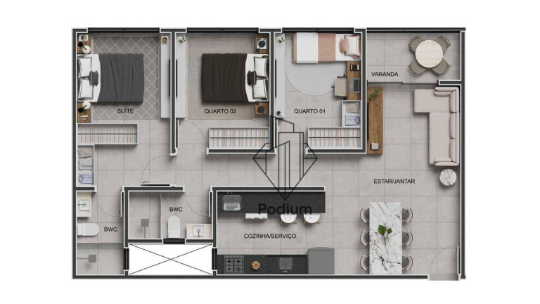 Imagem Apartamento com 3 Quartos à Venda, 73 m² em Manaíra - João Pessoa