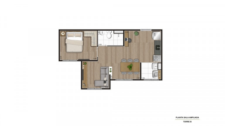Imagem Apartamento com 2 Quartos à Venda, 34 m² em Cidade Patriarca - São Paulo