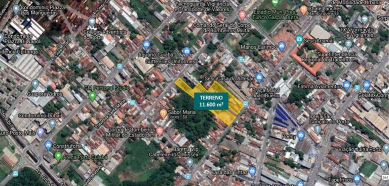 Imagem Terreno à Venda, 11.600 m² em Centro-sul - Cuiabá Imagem Terreno à Venda, 11.600 m² em Centro-sul - Cuiabá