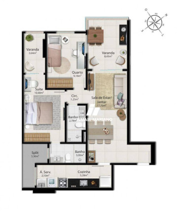 Imagem Apartamento com 2 Quartos à Venda, 76 m² em Praia Da Costa - Vila Velha Imagem Apartamento com 2 Quartos à Venda, 76 m² em Praia Da Costa - Vila Velha