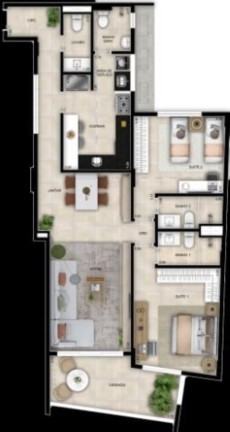 Imagem Imóvel com 2 Quartos à Venda, 100 m² em Botafogo - Rio De Janeiro
