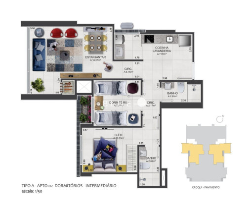Imagem Apartamento com 1 Quarto à Venda, 49 m² em Predial - Torres