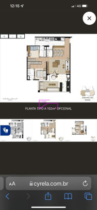 Apartamento com 2 Quartos à Venda, 102 m² em Parque São Jorge - São Paulo