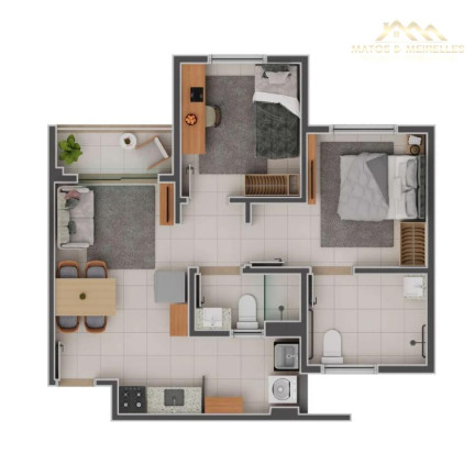 Imagem Apartamento com 3 Quartos à Venda, 59 m² em Mondubim - Fortaleza Imagem Apartamento com 3 Quartos à Venda, 59 m² em Mondubim - Fortaleza