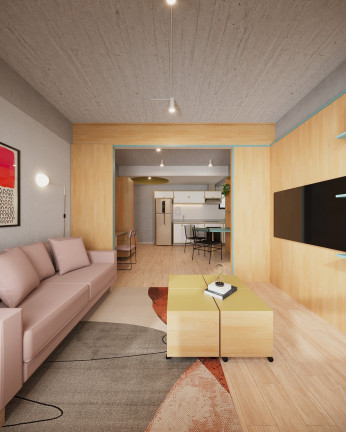 Imagem Apartamento com 2 Quartos à Venda, 42 m² em São Francisco - Curitiba