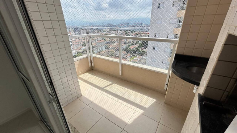 Apartamento com 3 Quartos para Alugar, 77 m² em Ponta Da Praia - Santos