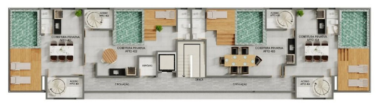 Imagem Cobertura com 2 Quartos à Venda, 101 m² em Altiplano Cabo Branco - João Pessoa