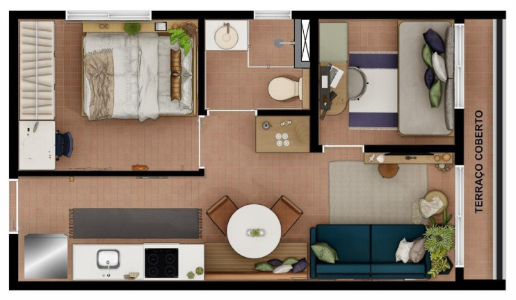 Imagem Apartamento com 2 Quartos à Venda, 36 m² em Ibirapuera - São Paulo