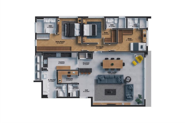 Imagem Apartamento com 3 Quartos à Venda, 153 m² em Menino Deus - Porto Alegre Imagem Apartamento com 3 Quartos à Venda, 153 m² em Menino Deus - Porto Alegre