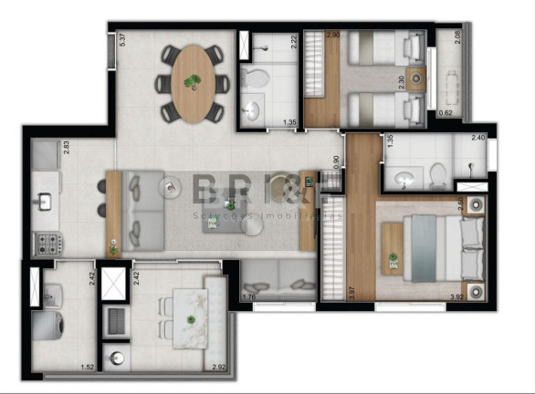 Imagem Apartamento com 3 Quartos à Venda, 77 m² em Vila Monte Alegre - São Paulo Imagem Apartamento com 3 Quartos à Venda, 77 m² em Vila Monte Alegre - São Paulo