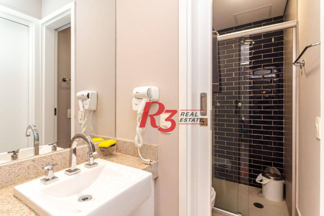 Imagem Apartamento com 1 Quarto para Alugar, 45 m² em Pompéia - Santos