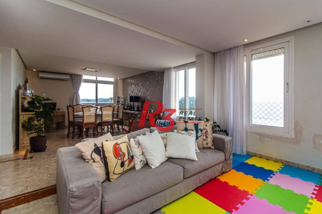 Imagem Apartamento com 3 Quartos à Venda, 190 m² em José Menino - Santos Imagem Apartamento com 3 Quartos à Venda, 190 m² em José Menino - Santos