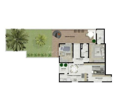Imagem Apartamento com 2 Quartos à Venda, 45 m² em Bacacheri - Curitiba Imagem Apartamento com 2 Quartos à Venda, 45 m² em Bacacheri - Curitiba