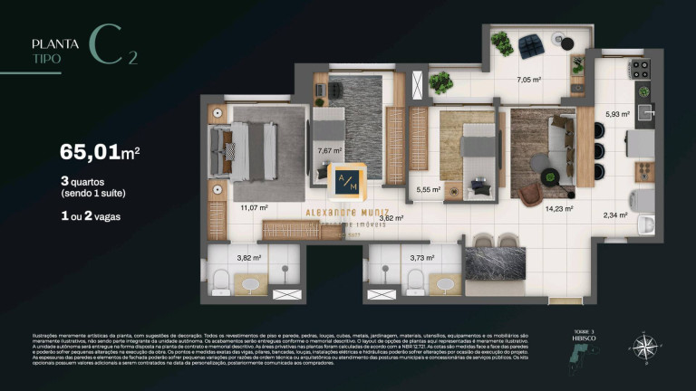 Imagem Apartamento com 3 Quartos à Venda, 121 m² em Engenheiro Luciano Cavalcante - Fortaleza Imagem Apartamento com 3 Quartos à Venda, 121 m² em Engenheiro Luciano Cavalcante - Fortaleza