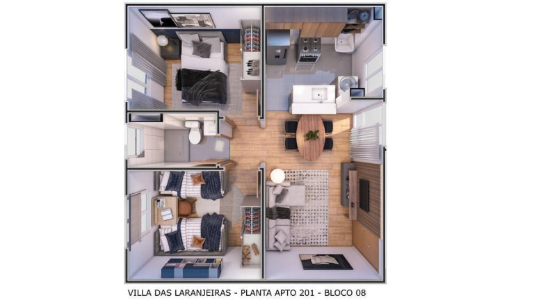 Imagem Apartamento com 2 Quartos à Venda, 42 m²