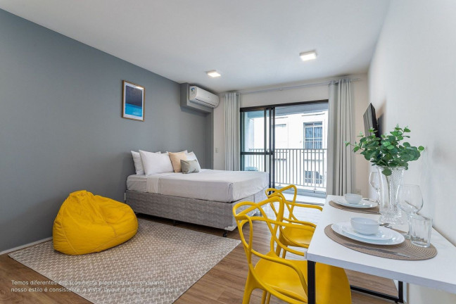Apartamento com 1 Quarto para Alugar, 30 m² em República - São Paulo