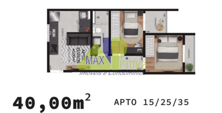 Imagem Apartamento com 2 Quartos à Venda, 40 m² em Cidade Patriarca - São Paulo