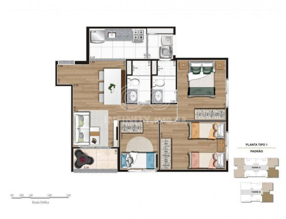 Imagem Apartamento com 3 Quartos à Venda, 58 m² em Freguesia Do O - São Paulo
