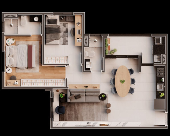 Imagem Apartamento com 2 Quartos à Venda, 79 m² em Vila Cecília - Mogi Das Cruzes