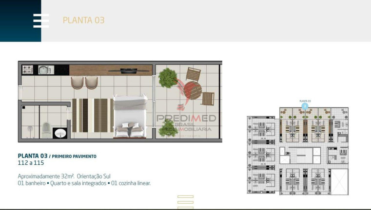 Imagem Flat com 1 Quarto à Venda, 24 m² em Intermares - Cabedelo Imagem Flat com 1 Quarto à Venda, 24 m² em Intermares - Cabedelo