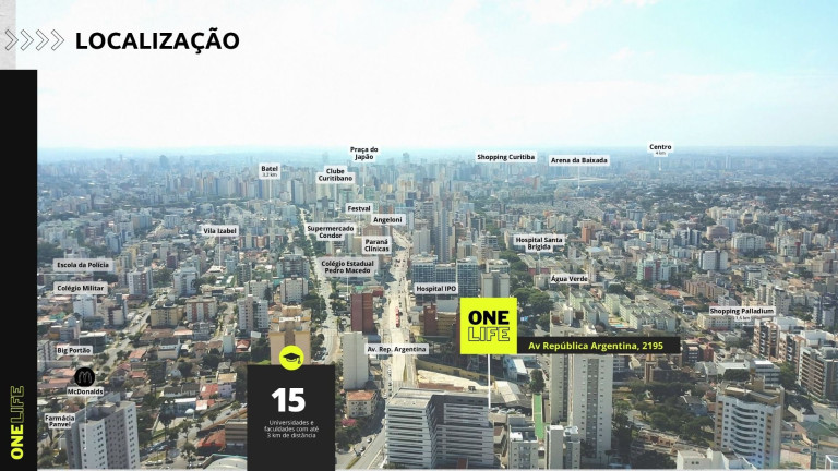 Imagem Apartamento com 1 Quarto à Venda, 20 m² em água Verde - Curitiba