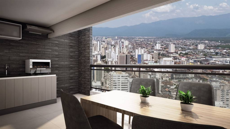 Imagem Apartamento com 2 Quartos à Venda, 90 m² em Guilhermina - Praia Grande
