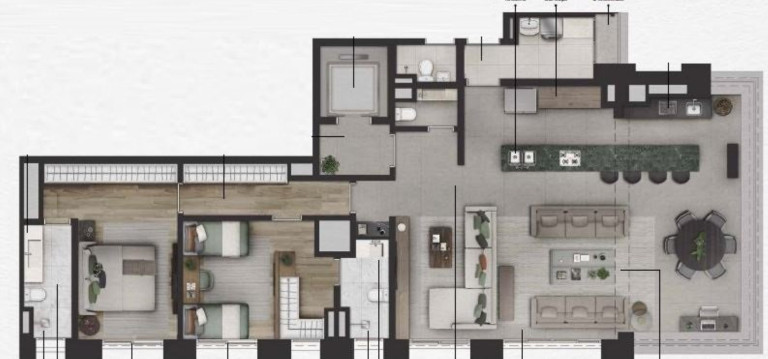 Imagem Imóvel com 2 Quartos à Venda, 195 m² em Itaim Bibi - São Paulo