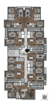 Imagem Apartamento com 1 Quarto à Venda, 83 m² em Centro - Gramado