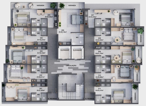 Imagem Apartamento à Venda, 1 m² em Manaíra - João Pessoa Imagem Apartamento à Venda, 1 m² em Manaíra - João Pessoa