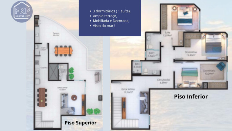 Imagem Cobertura com 3 Quartos à Venda, 195 m² em Ingleses Centro - Florianópolis Imagem Cobertura com 3 Quartos à Venda, 195 m² em Ingleses Centro - Florianópolis
