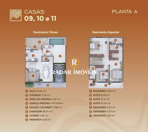 Imagem Casa com 3 Quartos à Venda, 200 m² em Portinho - Cabo Frio