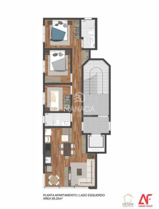 Imagem Apartamento com 3 Quartos à Venda, 69 m² em Itajuba - Barra Velha
