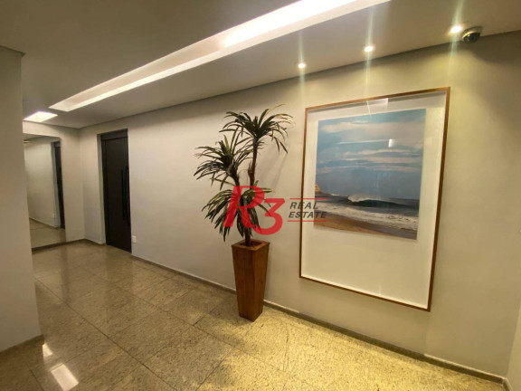 Imagem Apartamento com 3 Quartos para Alugar, 159 m² em Gonzaga - Santos