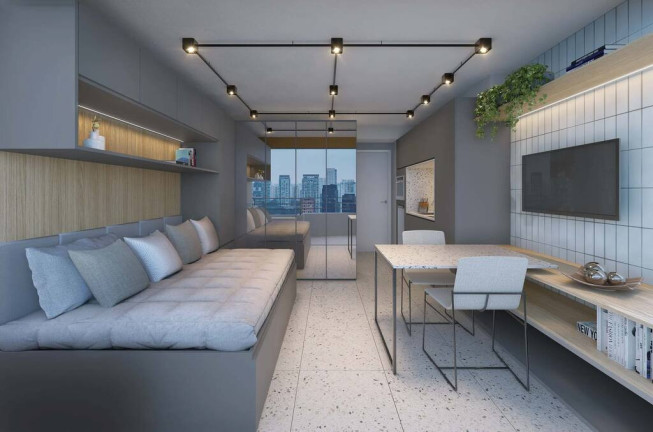 Imagem Imóvel com 1 Quarto à Venda, 24 m² em Brooklin Novo - São Paulo Imagem Imóvel com 1 Quarto à Venda, 24 m² em Brooklin Novo - São Paulo