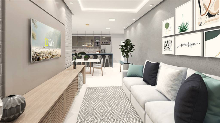Imagem Apartamento com 2 Quartos à Venda, 83 m² em Ocian - Praia Grande
