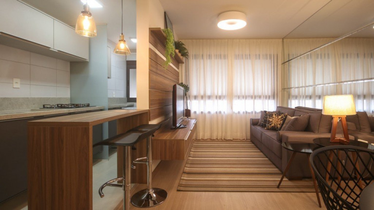 Imagem Apartamento com 1 Quarto à Venda, 44 m² em Farroupilha - Porto Alegre
