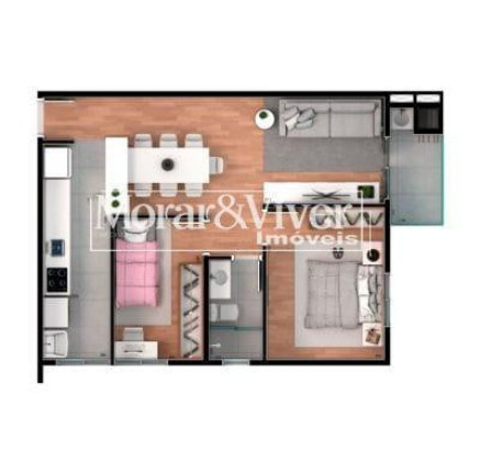 Imagem Apartamento com 3 Quartos à Venda, 66 m² em Santa Cândida - Curitiba
