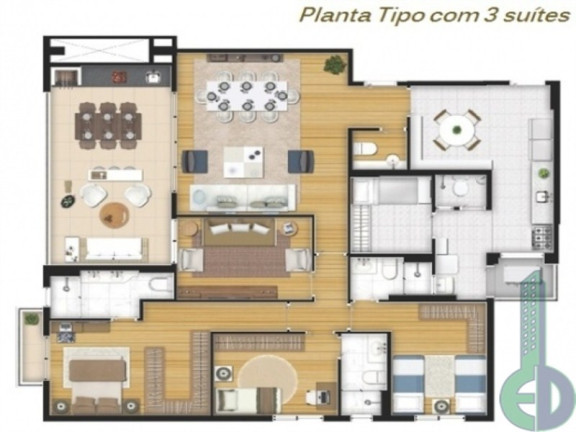Imagem Imóvel com 3 Quartos à Venda, 160 m² em Santo Antônio - Sao Caetano Do Sul Imagem Imóvel com 3 Quartos à Venda, 160 m² em Santo Antônio - Sao Caetano Do Sul